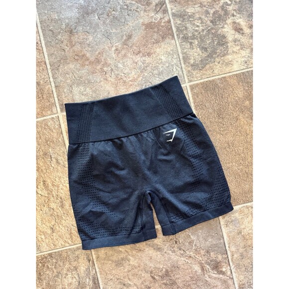 Gymshark Vital Shorts Black Marl Size Small - Picture 2 of 9